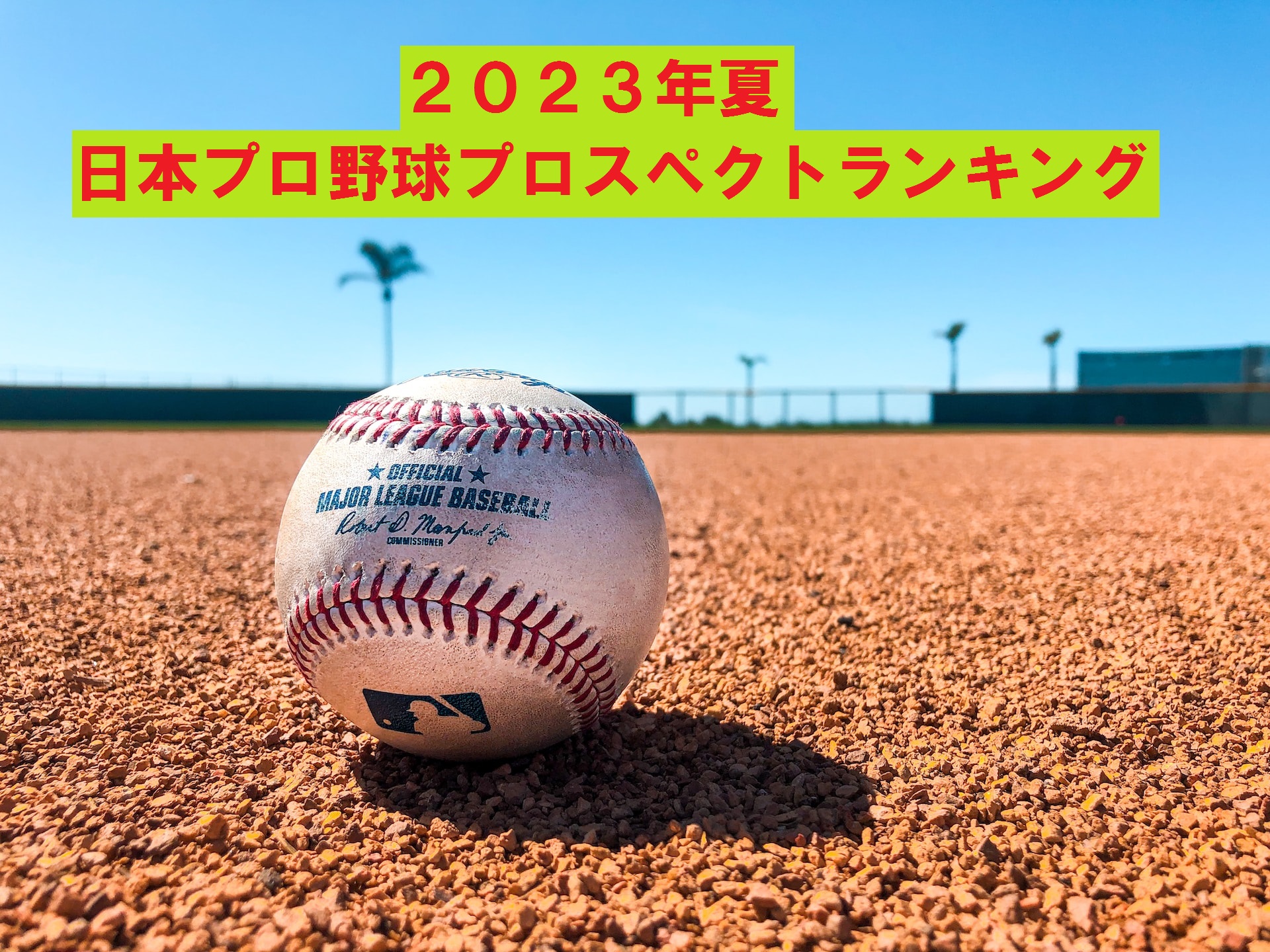 【2023年夏】NPBプロスペクトランキング日本プロ野球【NPB・ブレイク候補・定義・条件】